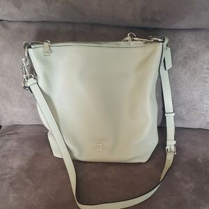 Coach Light Green Shoulder Bag